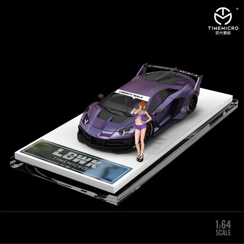 Модель автомобиля из сплава TIME MICRO 1:64 LP700 GTEVO LBWK для коллекции и демонстрации