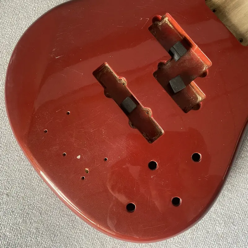 JB663 Красные краски цвет 5 или 6-струнная электрогитара бас-гитара корпус из