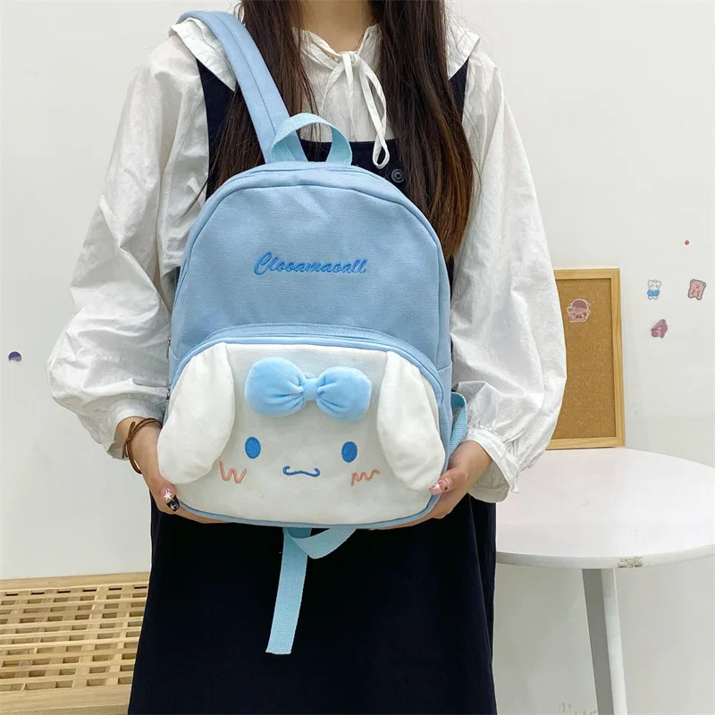 

Sanrio My Melody Kuromi Cinnamoroll Women Backpack Fashion School Bag Female Daily Shopping Girl Backpacks Schoolbags Travel Bag