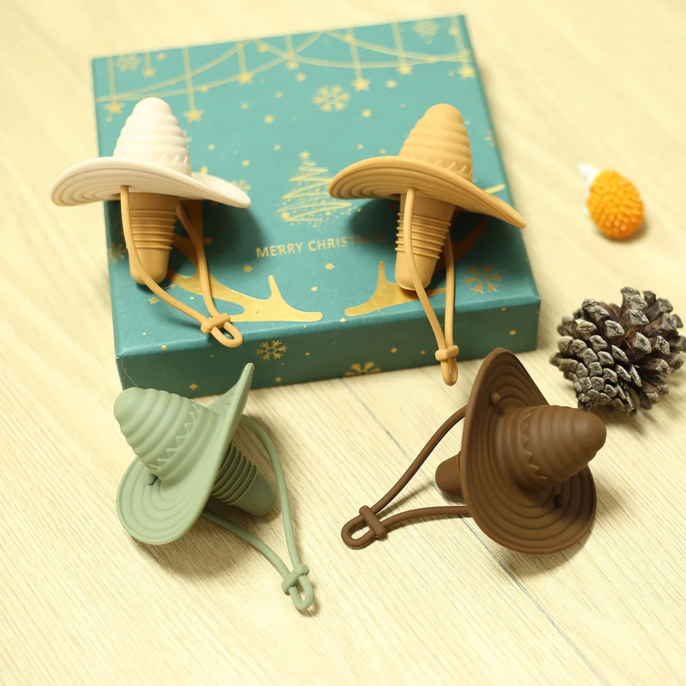 Креативная ковбойская шляпа Силиконовая пробка для вина шампанского уникальная