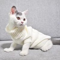 dog cat sweater winter warm cotton cat clothes knitted puppy sweater kitten vest for small cats dogs chihuahua pet supplies