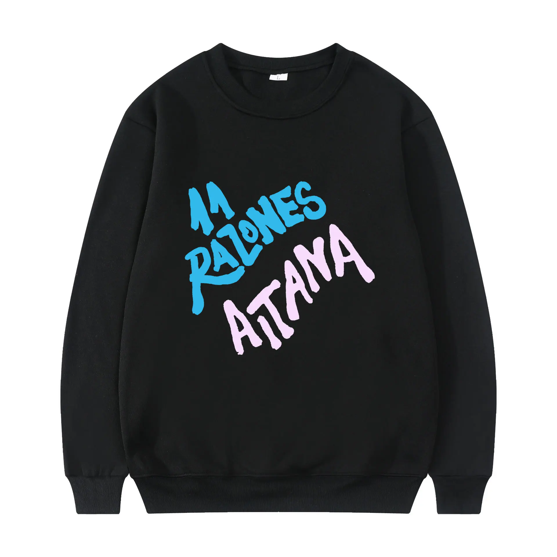 

Ретро Забавный модный простой Зимний толстый Свободный пуловер с длинным рукавом aiтана Окана певица популярный пуловер для пары в стиле High ...