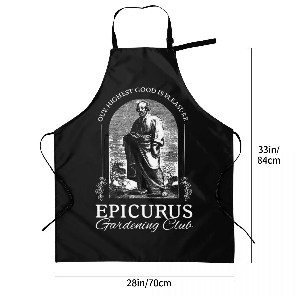Садовый клуб Epicurus-наша самая высокая радость-это удовольствие фартук для уборки
