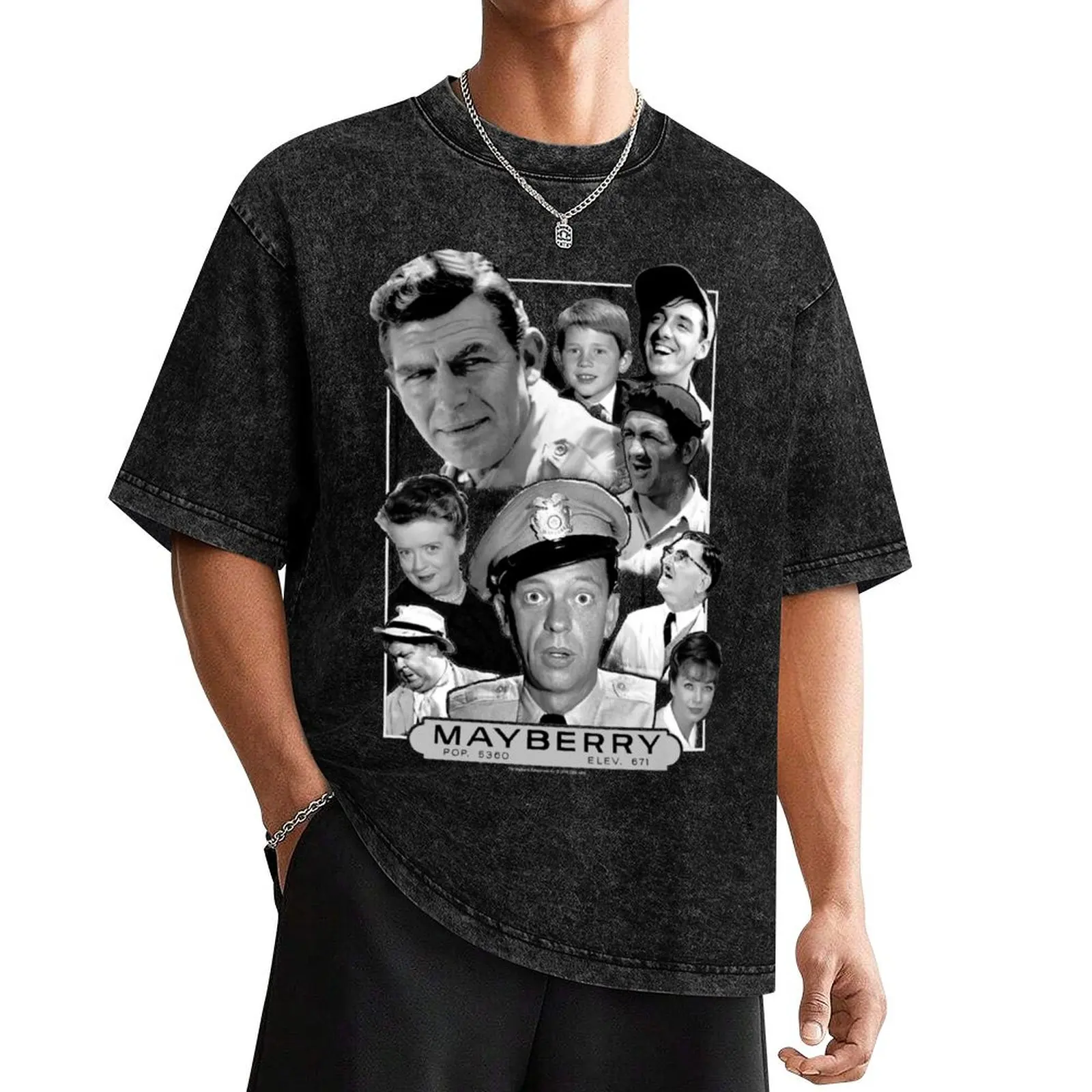 Футболка ANDY GRIFFITH MAYBERRY футболки с рисунком забавные мужские рубашки футболка