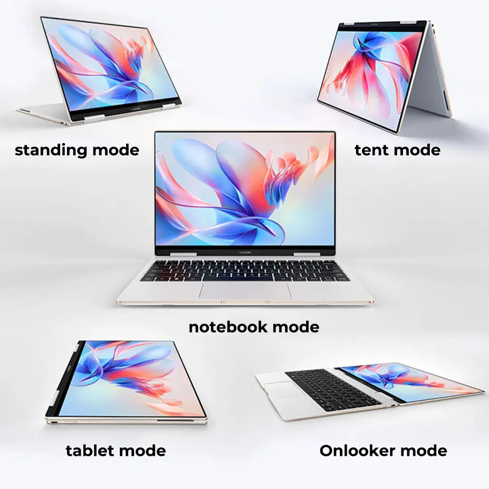 【RUS Stock】Xiaomi Book Air 13 Laptop 13.3'' 2.8K OLED Touch Screen 360° Flip i5 1230U/i7 1250U 16G DDR5 512G/1T SSD Notebook PC |
