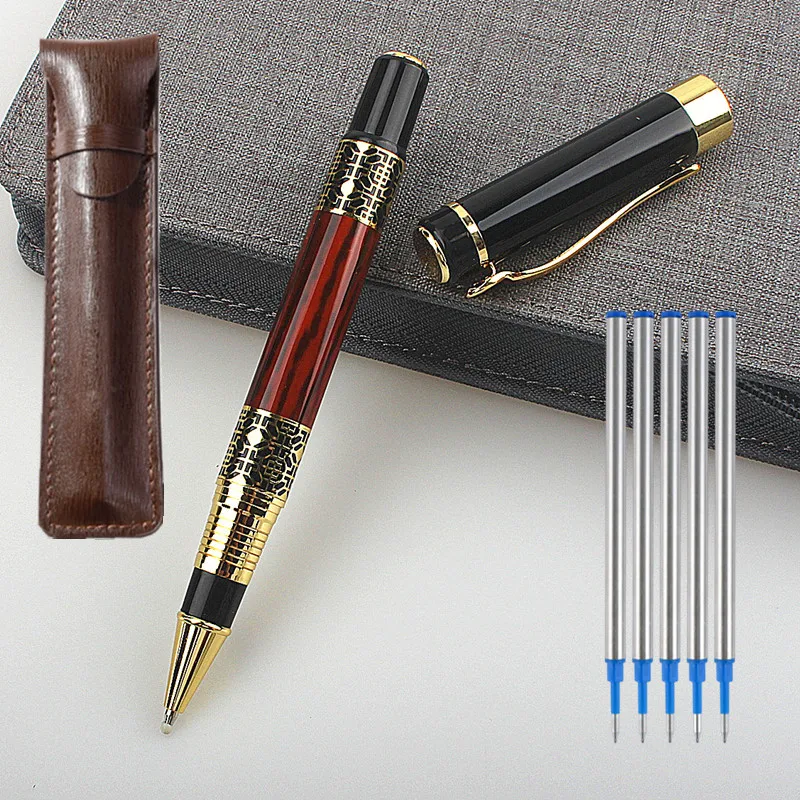 Модный дизайн, роскошная металлическая ручка для письма в деловом стиле ...