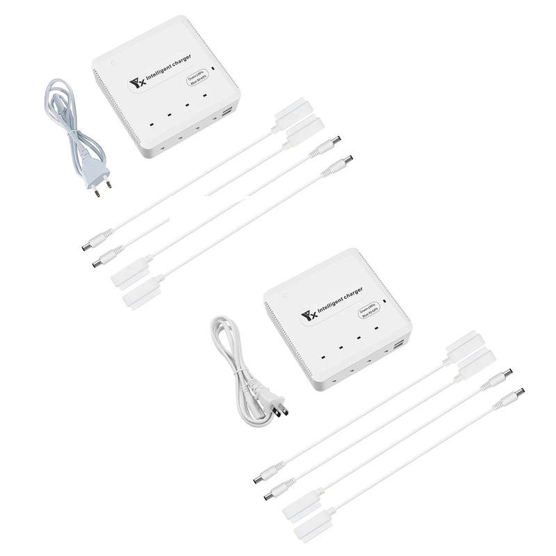 

67JA 6 in 1 Intelligent Fast Charging Hub Multi Battery Charger for Mavic Air 2