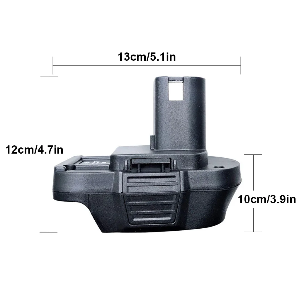 

Battery Adapter MT20RNL 18V Converter Plastic Portable Battery Device Replacement for Ryobi P108 P103 P107 ABP1081