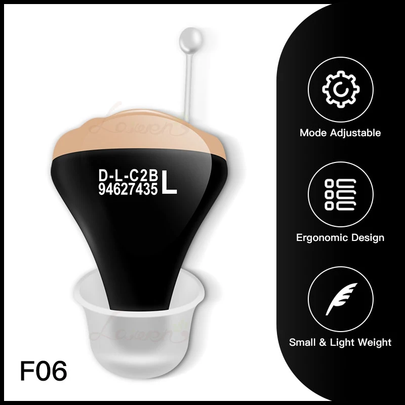 

CIC Hearing Aids For Elderly Invisible Hearing Aid With Noise Cancelling Mini Sound Amplifier Low-Noise aparelho auditivo