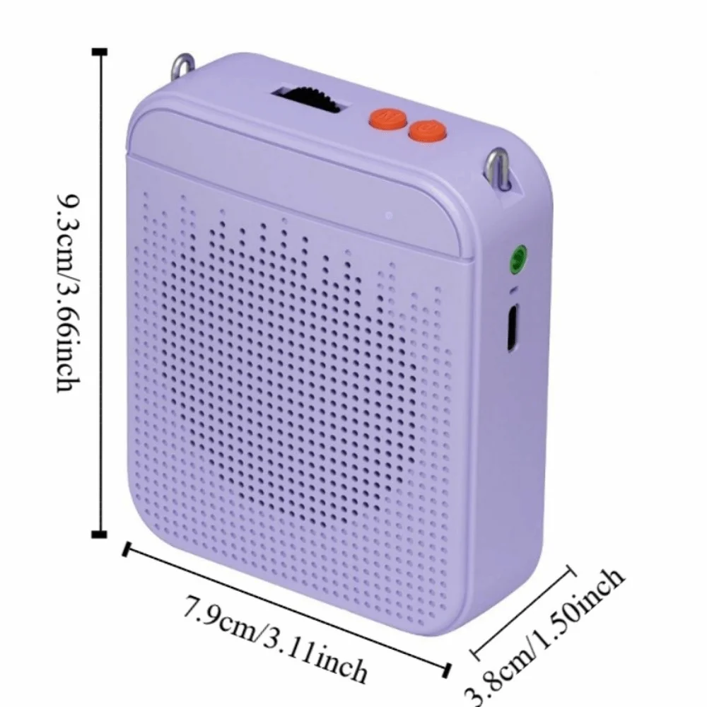 Беспроводной усилитель голоса K5 с ремнем, легкий Bluetooth-динамик, FM-радио, пластиковый усилитель звука для занятий учителями (art.: 3920d18fb3475) - 3920d18fb3475