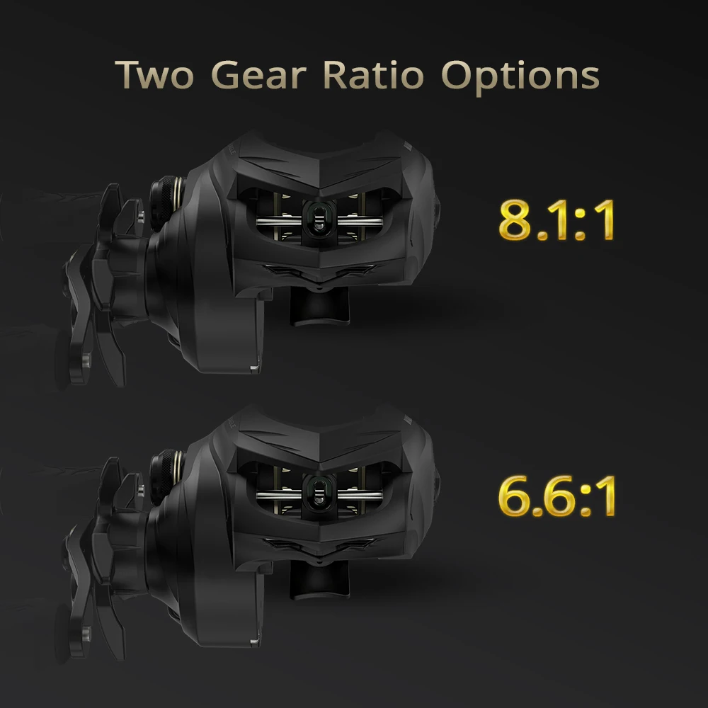 KastKing Eagle Baitcasting Fishing Reel 7 +1 Shielded Stainless Steel Ball Bearings 8kg Max Drag Magnetic Brakes Coil |