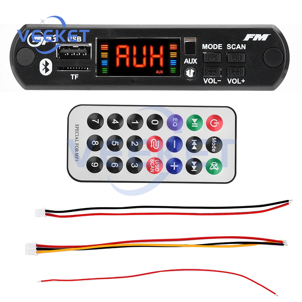 Mp3-декодер с цветным экраном Bt 5 0 В/12 В кардридер поддержкой функции функция