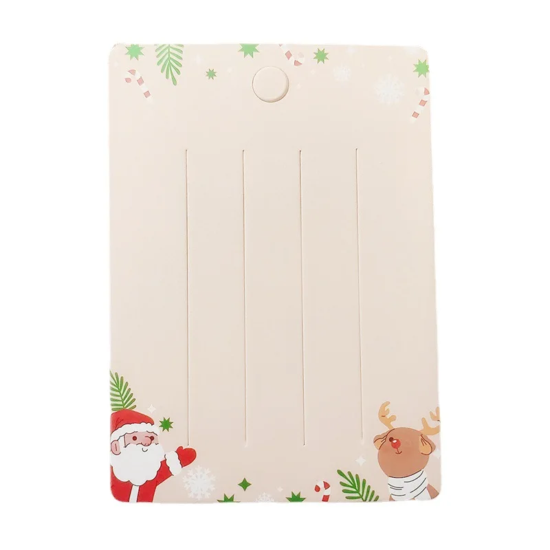 20/50 шт. 7 5x10 5 см рождественские упаковочные карты заколки для волос дисплей