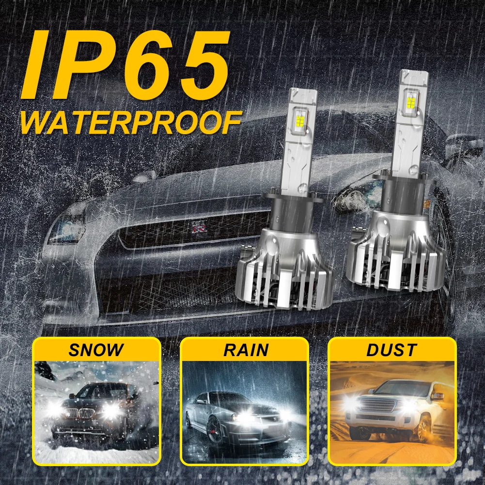 2 шт. 100 лм 6500 Вт H1