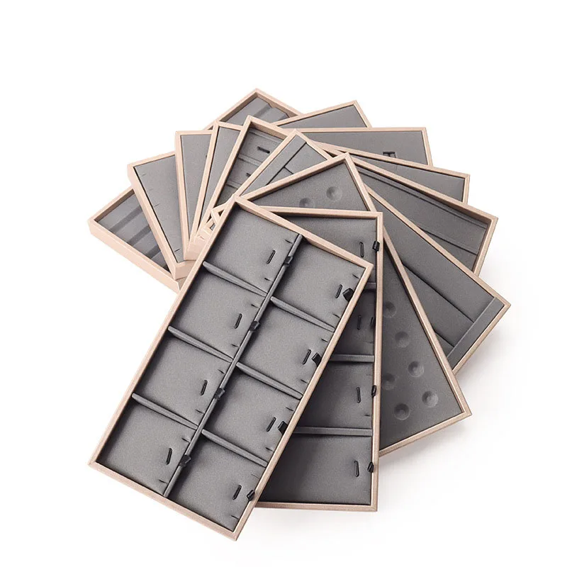 New Jewelry Display Jewelry Tray Necklace Pendant Bracelet Loose Diamonds Display Earrings Storage Tray Display Shooting Props