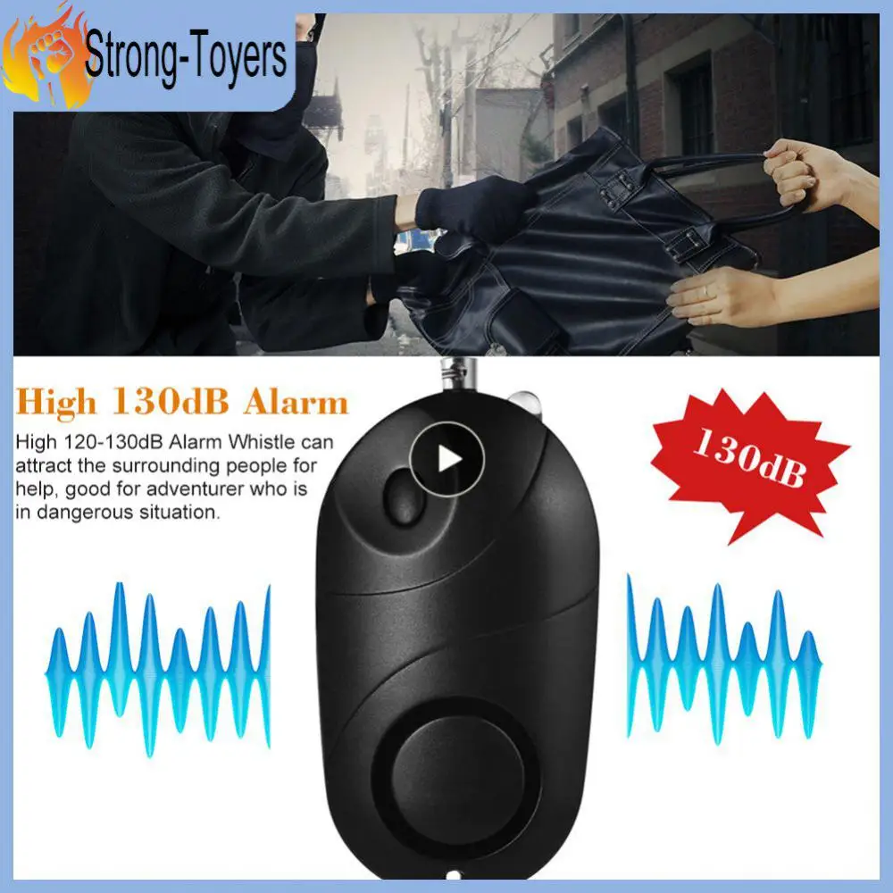 

Upgrad Self Defense Alarm 130dB Egg Shape Girl Women Security Alert Personal Safety Scream Loud Keychain Emergency Alarm