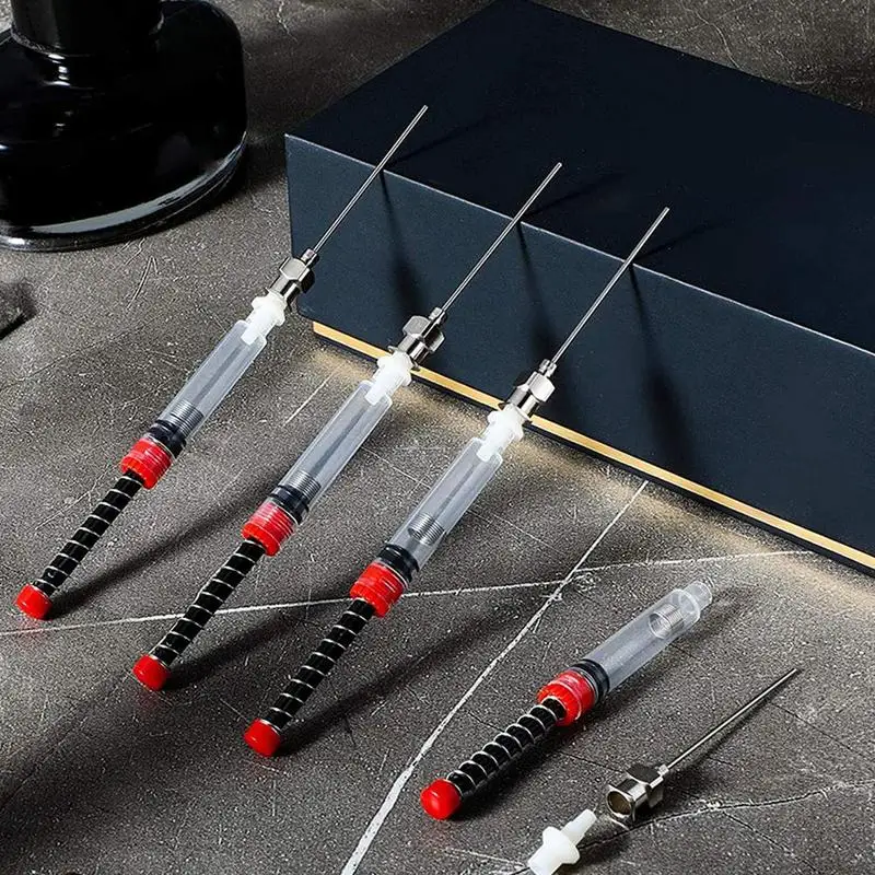 

High Quality Universal Black White Red Ink Cartridge Fountain Pen Ink Absorber Stationary supplies Fountain Pen Syringe Tool