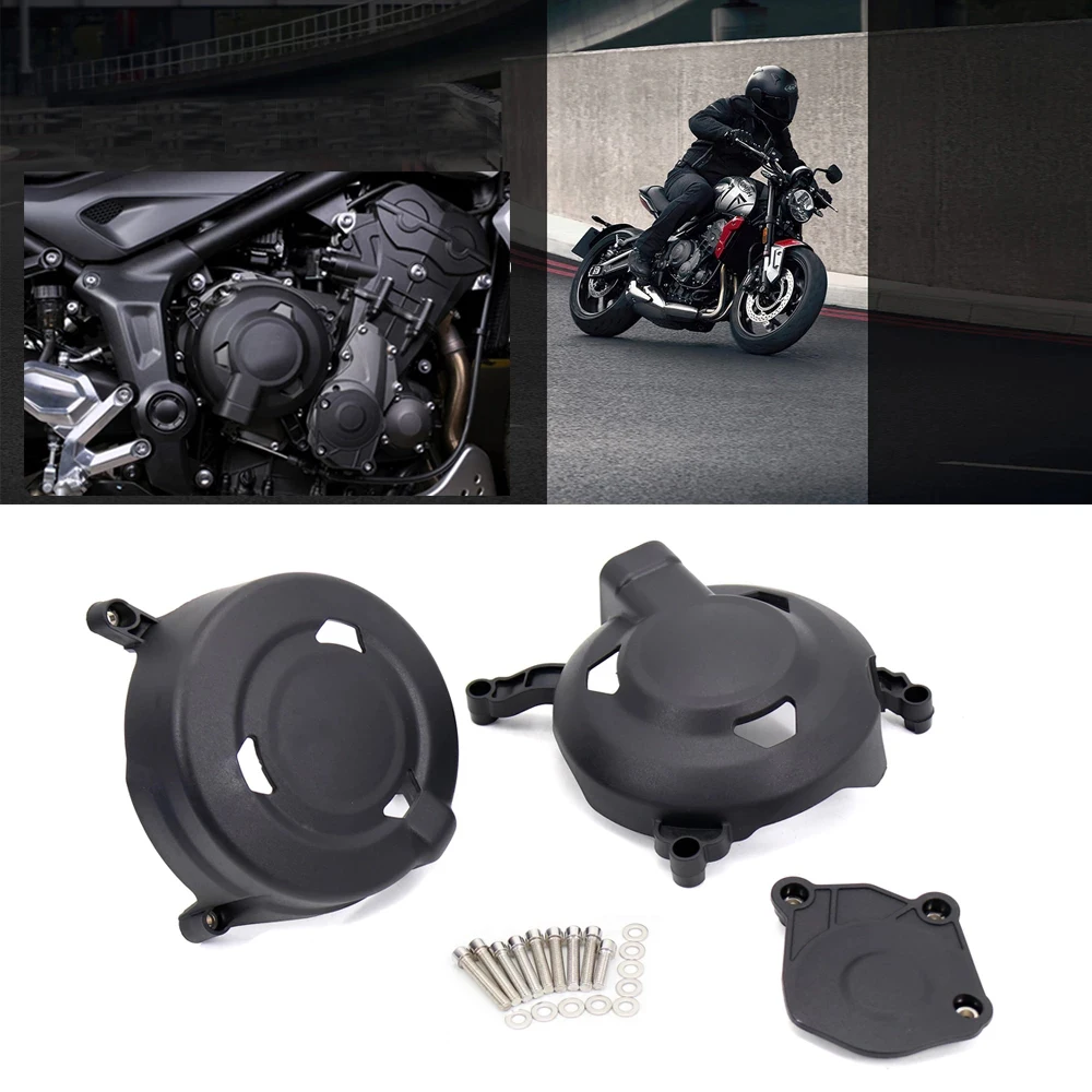 

Motorcycles Accessories Engine cover Protection Case Fit For Trident 660 trident660 2021 Engine Covers Protectors Shield