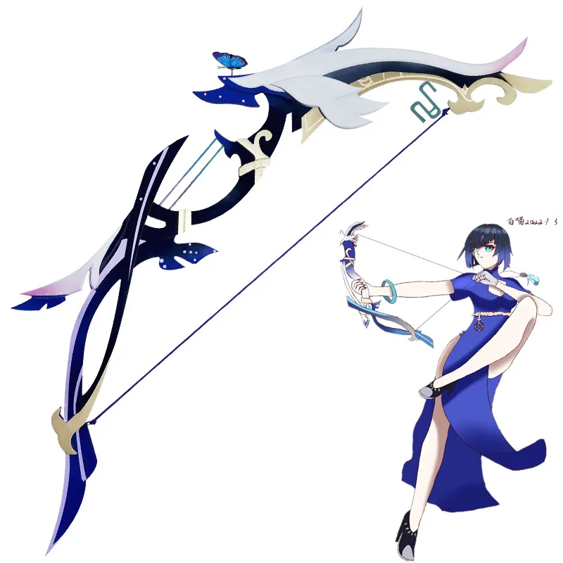 

Игра Genshin Impact Аниме Косплей йелан Амос лук косплей бутафория оружие аксессуары для косплея лук и стрела пятизвездочное оружие фишл