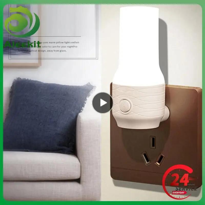 

Compact And Portable Portable Socket Night Light Corridor Bedroom Intelligence Create A Bedtime Atmosphere Safe And Reliable