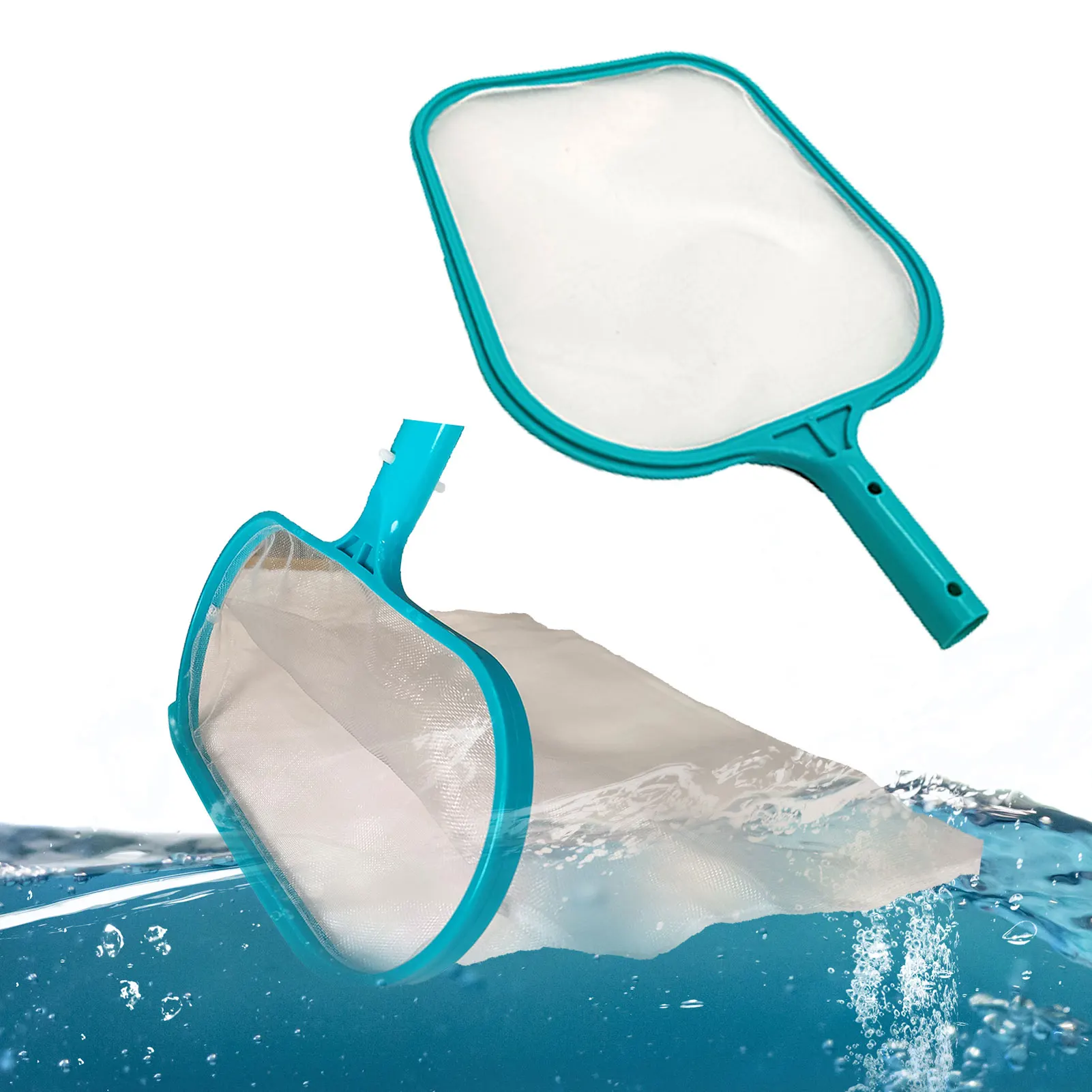 

Swimming Pool Cleaner Net Heavy Duty Pool Leaf Rake Mesh Set Leaf Skimmers For Tub Spa Pond Swimming Pool Cleaning Tool