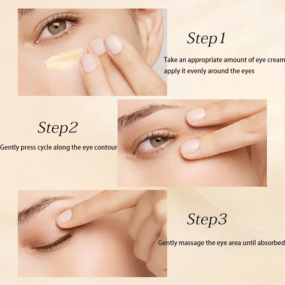 Крем для глаз с водорослями икры освежающий увлажняющий Осветляющий