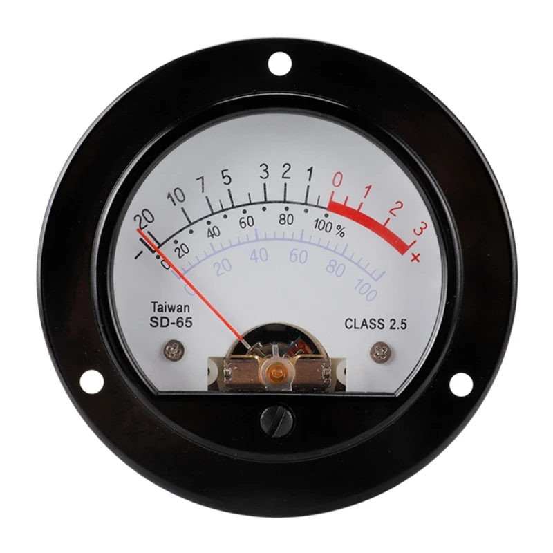 

High Accuracy VU-Meter Header Stereo Audio-DB Level Header Power Amplifier-Level Meter Ammeter Measuring Instrument Tool