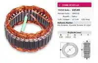 

10549 for STATOR DELCO type 12V 120A SORENTO SONATO 4 output for
