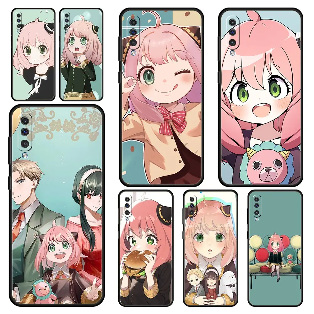 

Phone Case for Samsung Galaxy A50 A70 A10 A20 A30 A40 A20S A20E A02S A12 A22 A72 A52 A32 5G Cover Anya Forger SPY×FAMILY Anime
