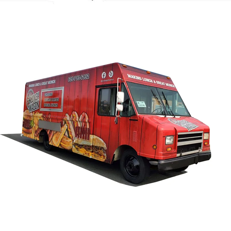 

OEM 5 Meter Long Food Cart Mobile Kitchen Catering Van Ice Cream Kiosk Hot Dog Kiosk Taco Oven Pizza Electric Food Truck