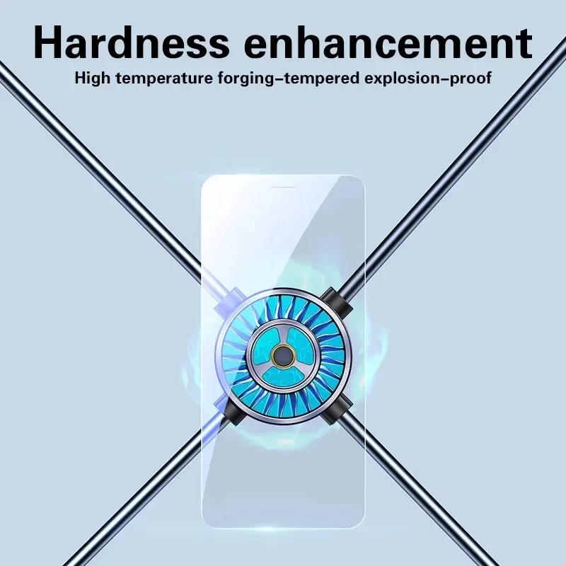 4Pcs Full Cover Screen Protector On The For iPhone 11 12 Pro XS Max XR X Tempered Glas For iPhone 8 6 7 Plus Protective Glass