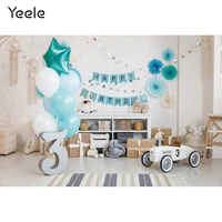 yeele baby 3rd birthday party ballons interior photography backdrop photographic decoration backgrounds for photo studio
