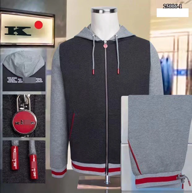 

BILLIONAIRE OECHSLI Sportswear set men 2024 new cotton casual sports zipper Hooded embroidery outdoors Casual big size M-4XL