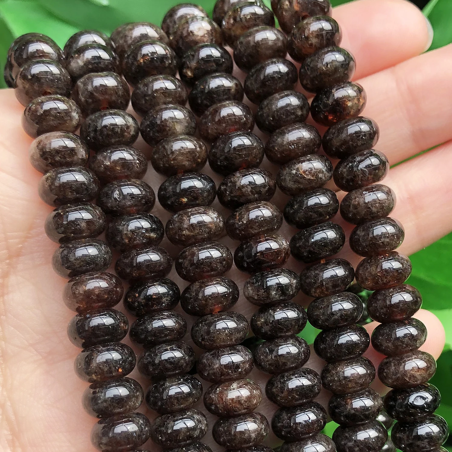 

Бусины круглые из натурального камня, 5 х8 мм