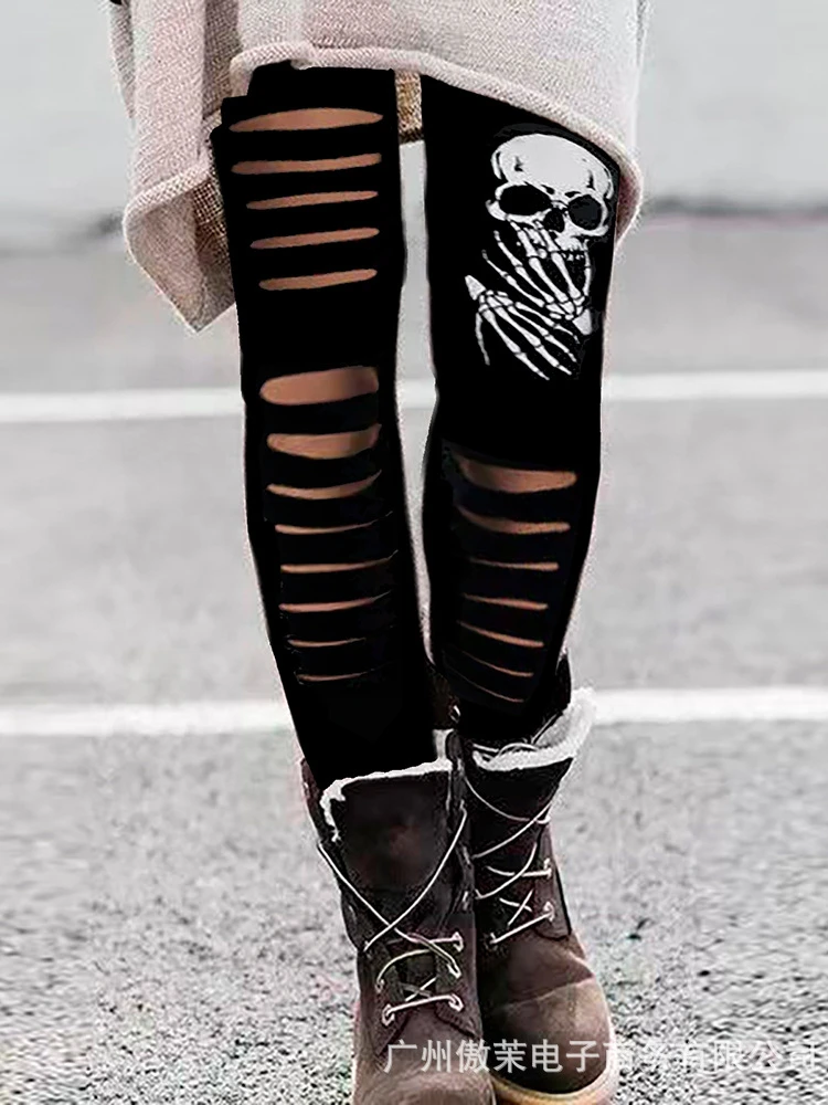 

Брюки-карандаш женские однотонные с завышенной талией и принтом