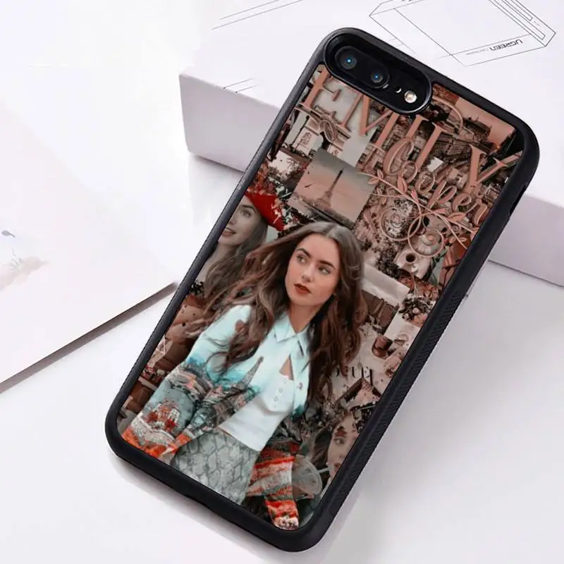 Emily in paris Phone Case Rubber For iphone 12 11 Pro Max Mini XS Max 8 7 6 6S Plus X 5S SE 2020 XR cover