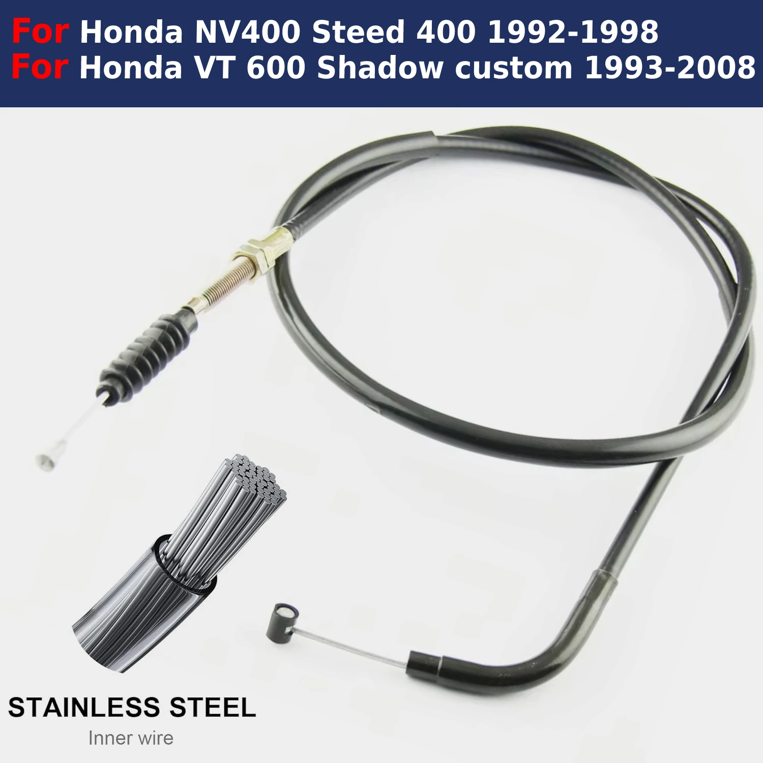 

Мотоциклетные детали, трос сцепления, Тяговая Тормозная Линия для Honda NV400 Steed 400 VT 600 Shadow custom 1992-1998 1993-2008, оборудование для мотоцикла