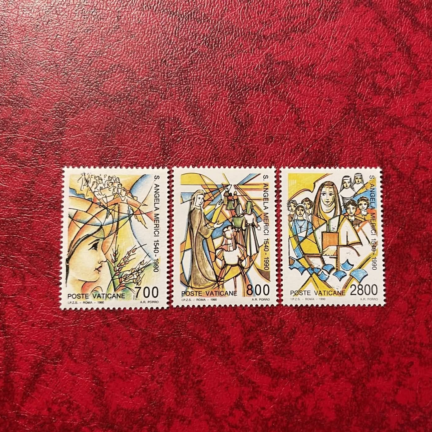 

3 шт./компл. штамп «Новая ватиканская почта» 1990, почтовые штампы с художественной печатью для окон MNH