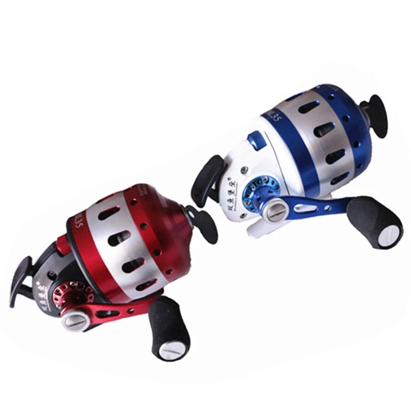 BL35 Slingshot Fishing Reel 6+1BB 3.6:1 Gear Compound Closed Metal Coil Wheel Outdoor Hunting Fishing Wheel enlarge