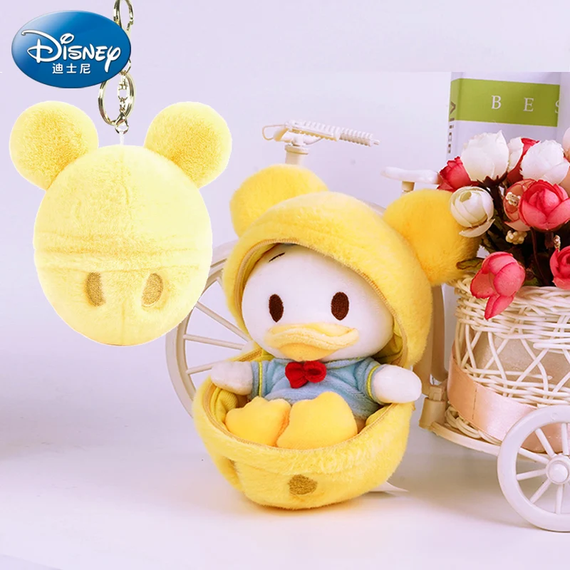 

Original Disney Plush Reveal Surprise Blind Cute Mickey Minnie Mouse Donald Duck Key Chain Box for Girls Toy for Children Gifts