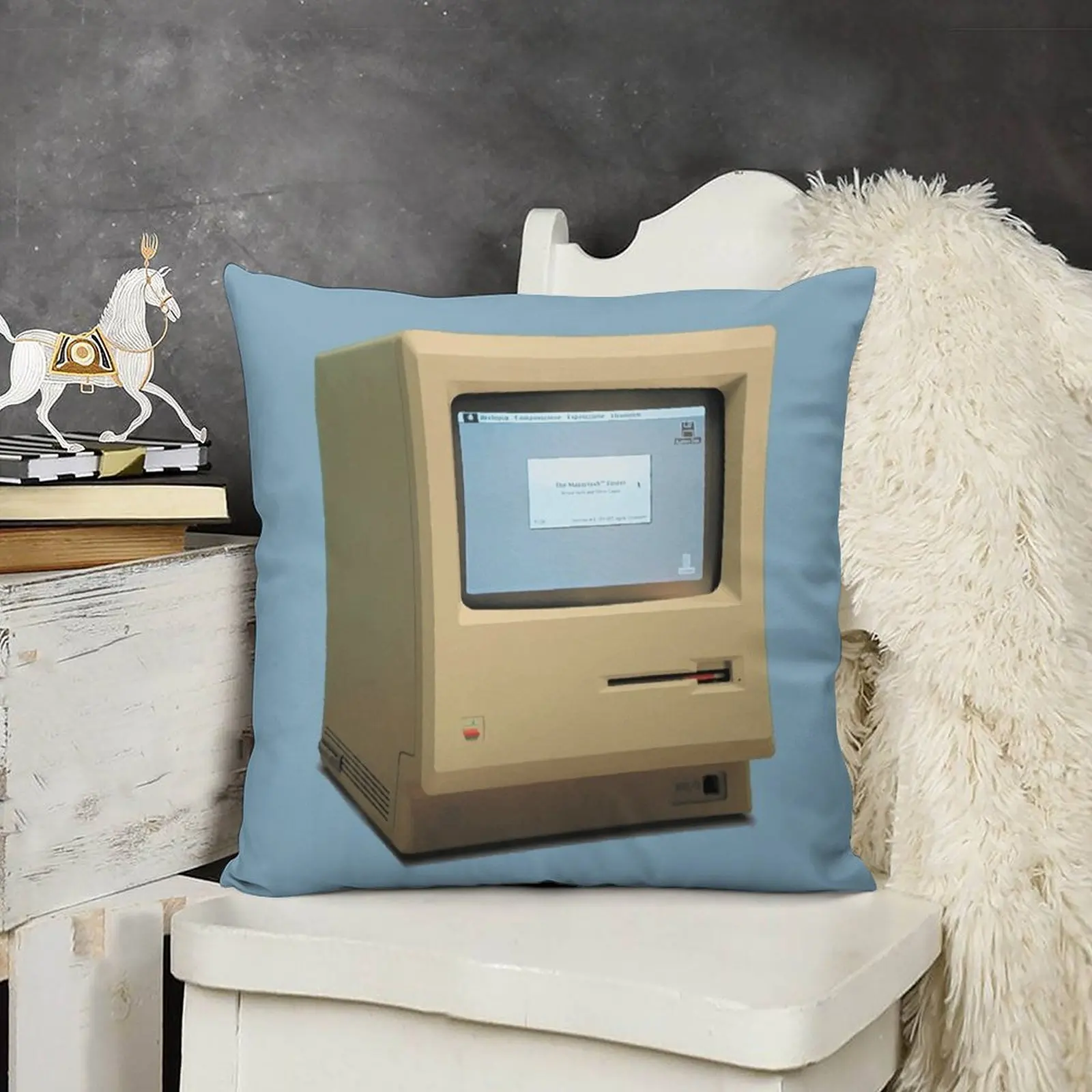 Machintosh Plus роскошная Рождественская подушка в стиле ретро