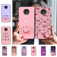 cartoon pig phone case for redmi 9 5 s2 k30pro silicone fundas for redmi 8 7 7a note 5 5a capa