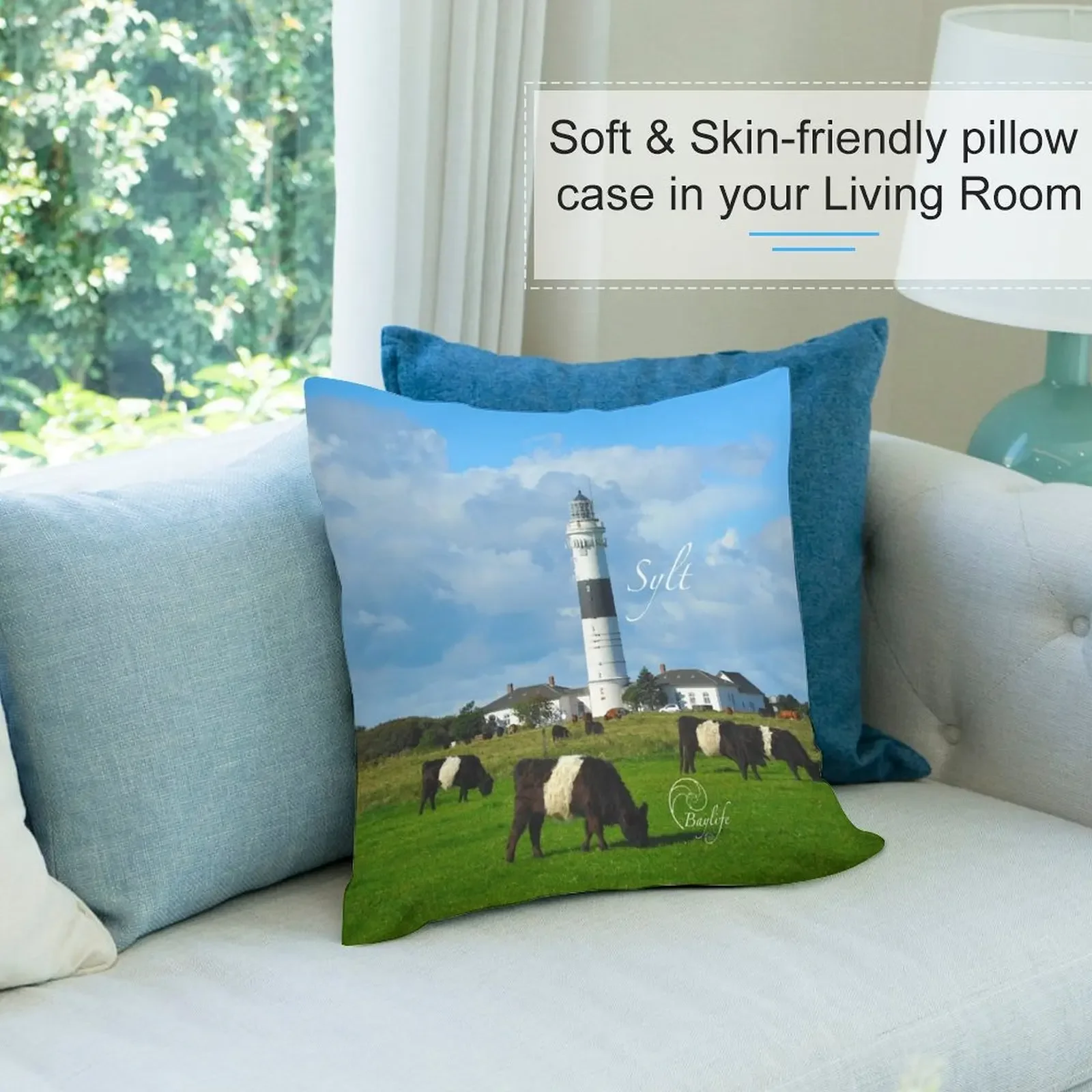 Sylt маяк Kampen Langer Christian декоративная подушка наволочка роскошные наволочки для