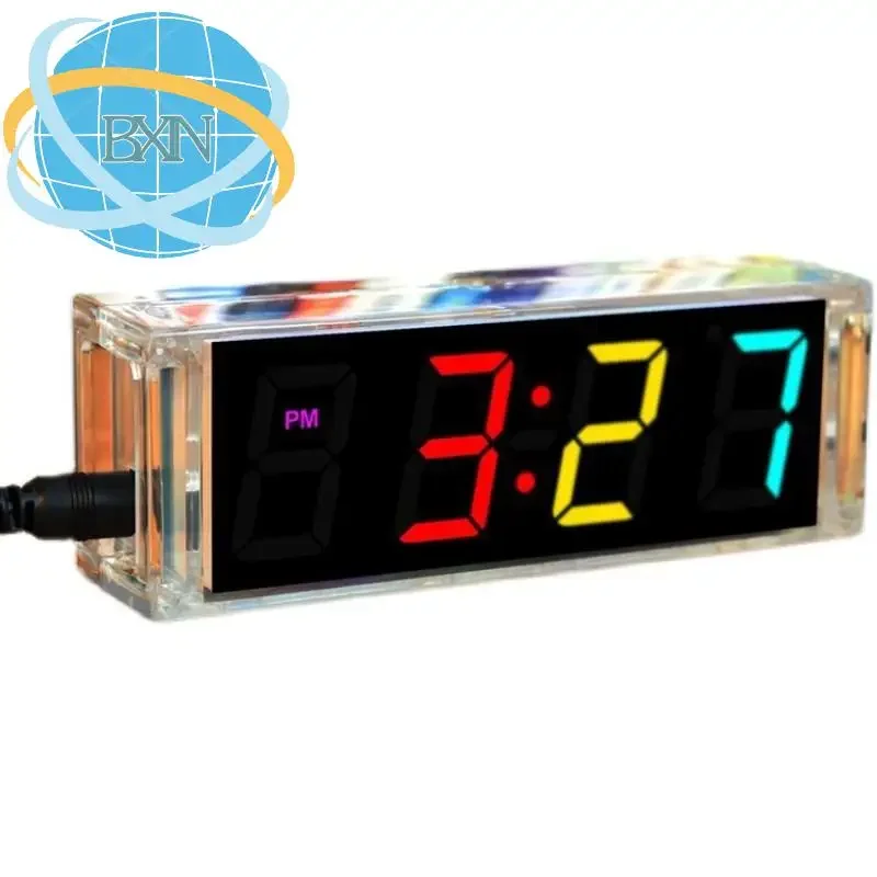 Комплект часов «сделай сам», электронный комплект с цифровой трубкой и будильником, с отображением температуры и недели, 51 MCU DS1302, для самостоятельной сборки