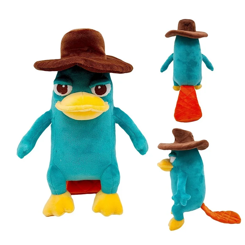 

25cm Perry The Platypus Plush Toy Cartoon Animals Stuffed Doll Cute Figure Toys Gifts for Kids