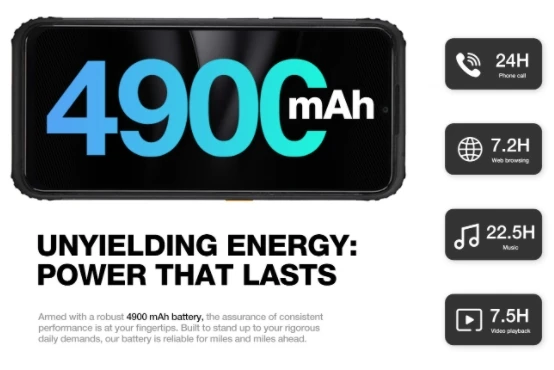 Agm H6 смартфон с 6-дюймовым дисплеем восьмиядерным процессором ОЗУ 8 Гб ПЗУ 2025 ГБ 4G