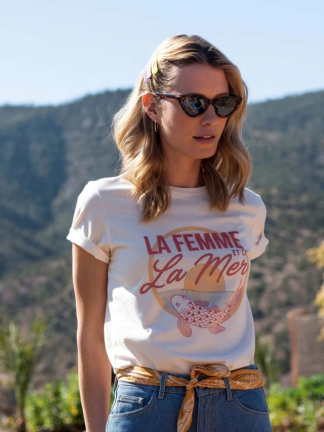 

Pirate Hippie Fish Print Graphic T-Shirts For Woman 2022 Summer Cotton Tee Shirts Femme Casual Vintage Tshirts Tops Clothing