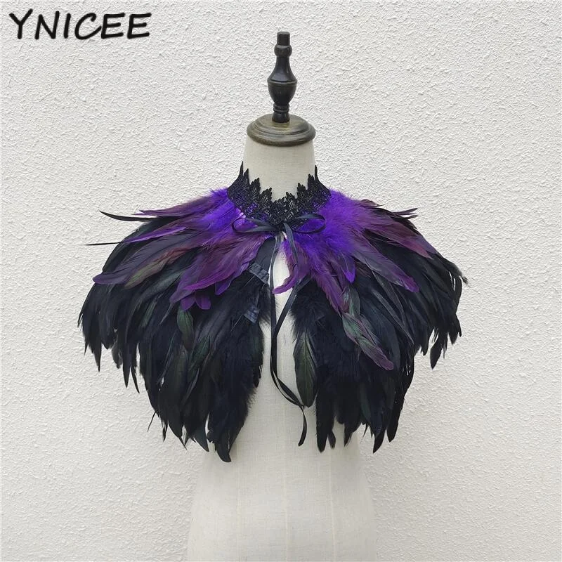 Женская Блестящая накидка на плечо 4 слоя