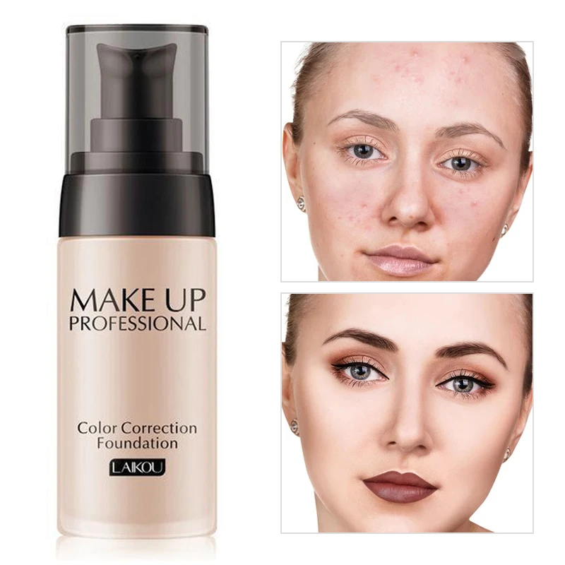 

Liquid Foundation Concealer Long Lasting Moisturizing Brightening Docile Waterproof Evens Out Skin Tone Facial Cosmetics 40g