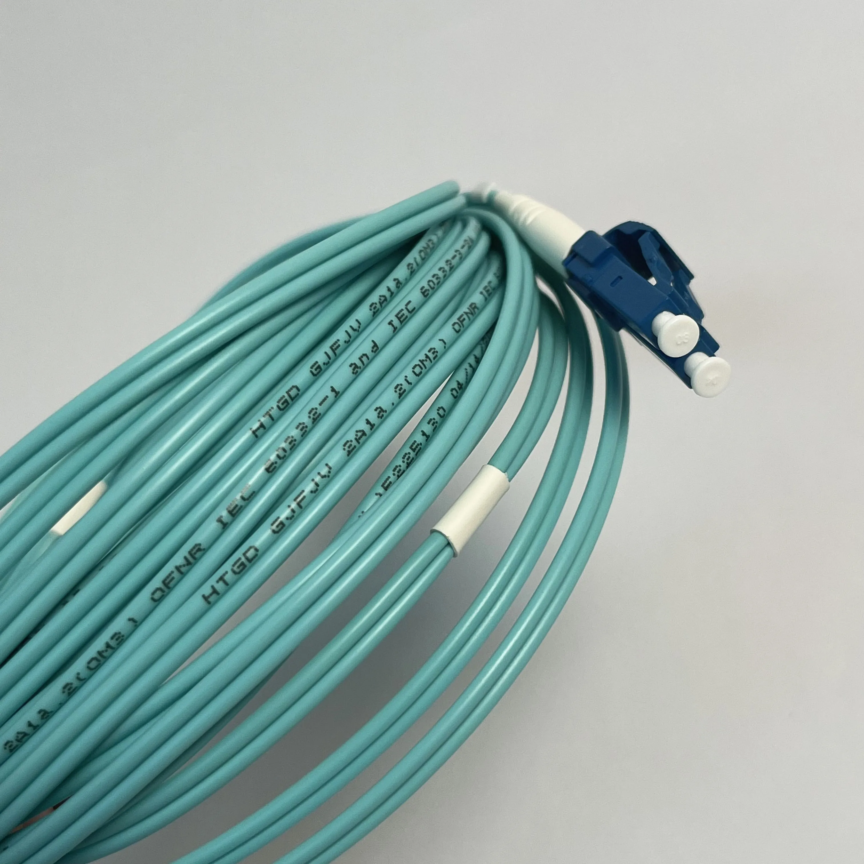 5M LC to LC Optic Fiber Patch Cable 10G Multimode Duplex OM3 PVC 2.0 50/125
